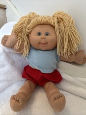Cabbage Patch Kids blond blue eyes vintage Play along 2004 Hong Kong