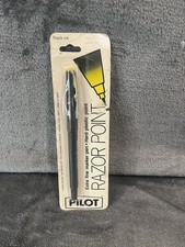 Vintage Pilot Razor Point Pen Black Ink Extra Fine NOS Sealed Made in Japan