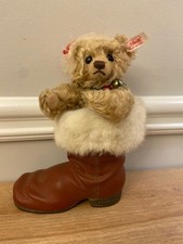 Steiff 670862 Limited Edition 21cm Teddy Bear in a Boot with COA