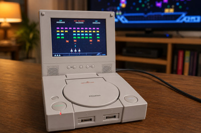 PiStation Retro Game System - Built-In Screen  or HDMI Living Room Play