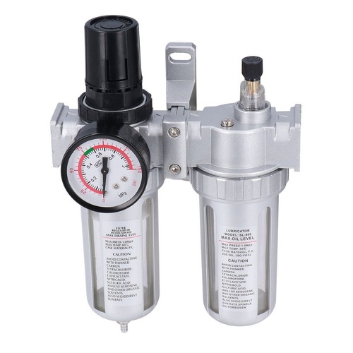 G1/2 Zoll Luftkompressor Filter Wasser Ölabscheider Regler mit Druck - Bild 2 von 22