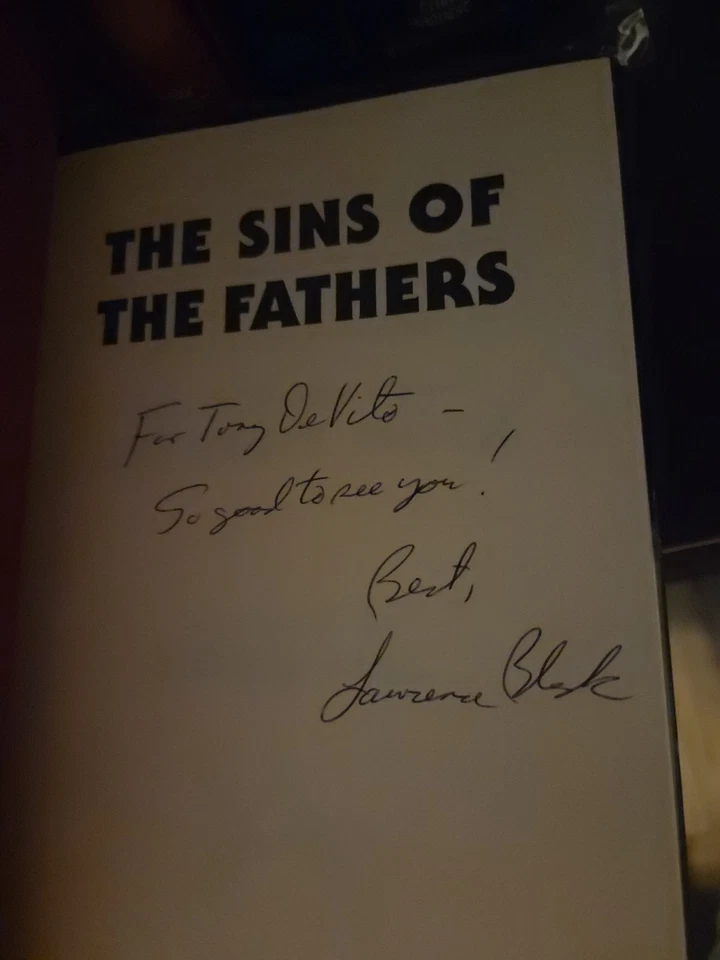 The Sins of the Fathers Lawrence Block Stephen King Dark Harvest Signed - Image 2 of 3