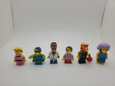 Lot of 6 Lego The Simpsons Minifigure Lisa Milhouse Willie