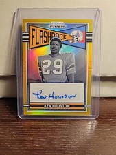 2025 Panini Prizm Ken Houston Flashback Gold Prizm /10 Auto Houston Oilers