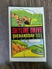 SKYLINE DRIVE- VIRGINIA Vintage Style Travel Decal, Vinyl STICKER, Luggage Label — photo 1
