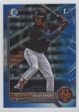 2022 Bowman Chrome Prospects Blue Refractor 27/150 Willy Fanas #BCP-196 n0c