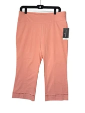 COUNTERPARTS Womens Pants Coral Super Stretch Embellished sz 12