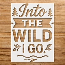 Vacation Decor Scenic Landscape Wall Art Reusable Stencil - StencilAir