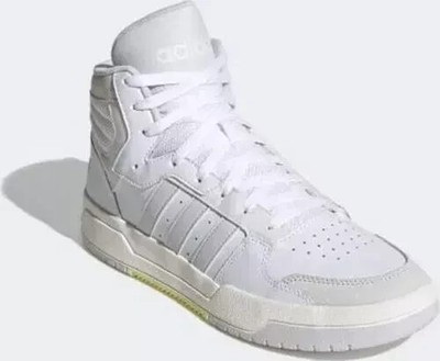 UK Größe 9 - Adidas Originals Entrap HI TOP bequeme Turnschuhe klassisch weiß grau