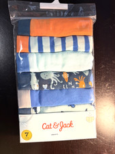 New Cat  Jack Boxer Briefs Underwear 7 Pack L 12/14 Shark Pattern