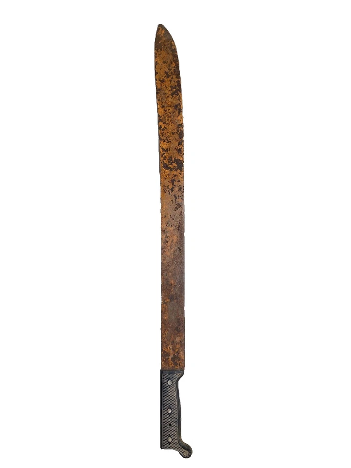 Cuchillo de Colección El Salvador Machete Colima Espada Selva Óxido Mortal Rusty Corona Foto 4 de 4