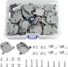 XINGYHENG 20Pcs 10Pairs DB15 Connector Kit 15 Pin Female to Male RS232 D-SUB