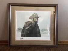 James Bama Framed Print Signed/Numbered BURIAL OF GALLAGER &BLIND BILL Bob Edgar
