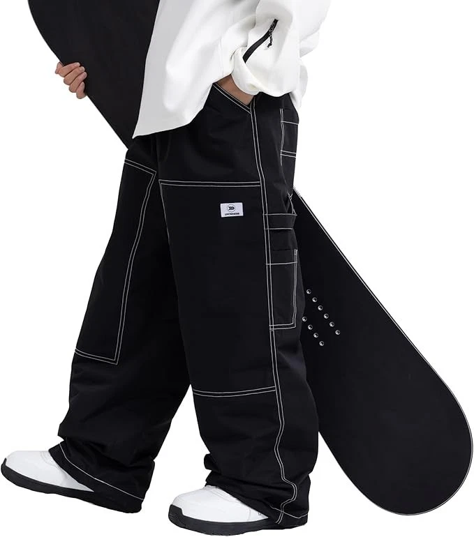 SNOWVERB Snowboard Pants XL Black Baggy Waterproof Insulated Ski Pants
Opens in a new window or tab