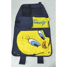 Vintage 1999 Looney Tunes Tweety Bird Car Seat Back Organizer Axius Navy Blue Vintage 1999 Looney Tunes Tweety Bird Car Seat Back Organizer Axius Navy Blue