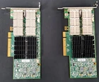 Lot of 2 Mellanox Dual Port 40GB/s Ethernet ConnectX-3 Low Profile CX354A