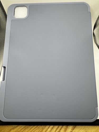 Case iPad Pro 11” M4 2024 5th Generation with Pencil Holder, Soft TPU Blue Gray - Picture 2 of 2