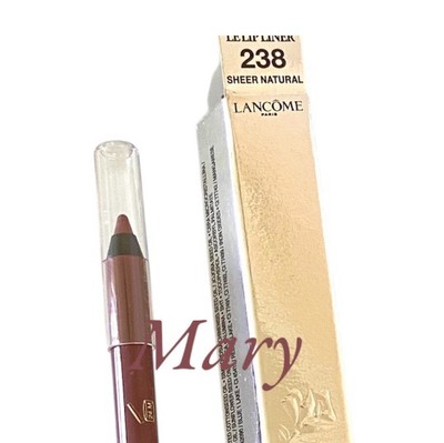 Lancome Le Lip Liner Waterproof With Brush - 238 SHEER NATURAL - Full Size NIB