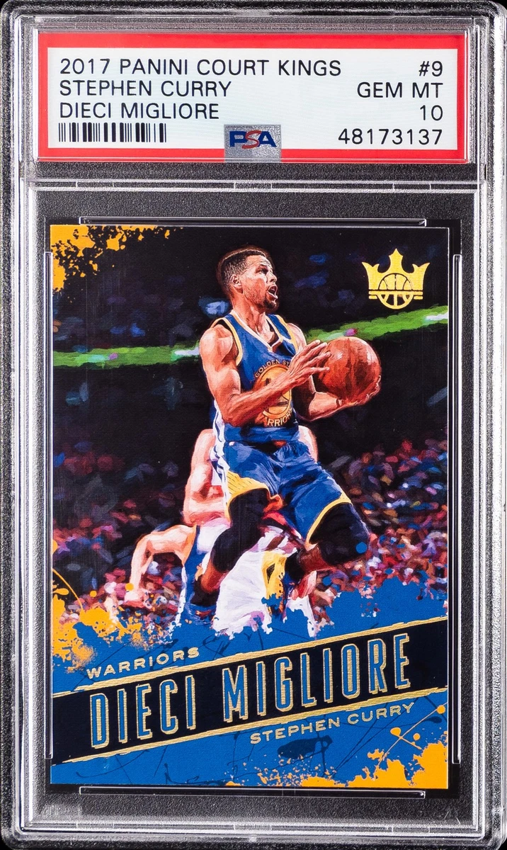 Panini Stephen Curry 10 Graded Basketball Sports Trading Cards