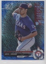 2017 Bowman Chrome Prospects Blue Shimmer Refractor Ariel Jurado #BCP59 z5b