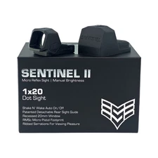 Swampfox Optic Sentinel II Red/Green Dot Sight 1x20mm RMSc Footprint Shake Awake