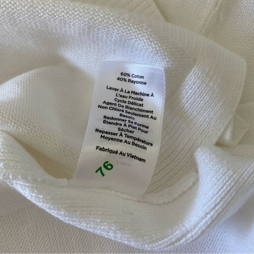 NWT Talbots Plus White Button Front V-Neck Long Sleeve Cardigan Size 3X - Picture 8 of 9