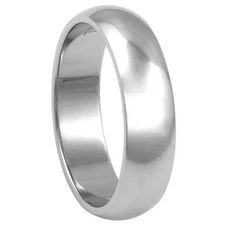 Plain 6 mm High Polish Band Stainless Steel
