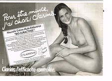 PUBLICITE ADVERTISING 034   1983    CLARINS   cosmétiques   BIO-SURACTIVEE