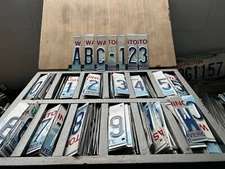 license plate letters