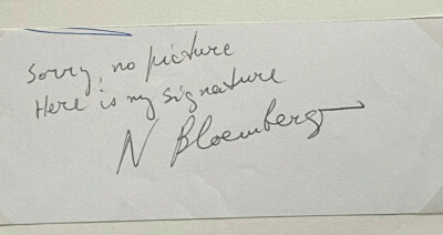 Nicolaas Bloembergen  - Nobelpreis Physik 1981 - original Autogramm 