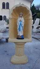 CUPOLA CAPPELLA COLONNA STATUA DELLA MADONNA DI LOURDES DA GIARDINO PER ESTERNO