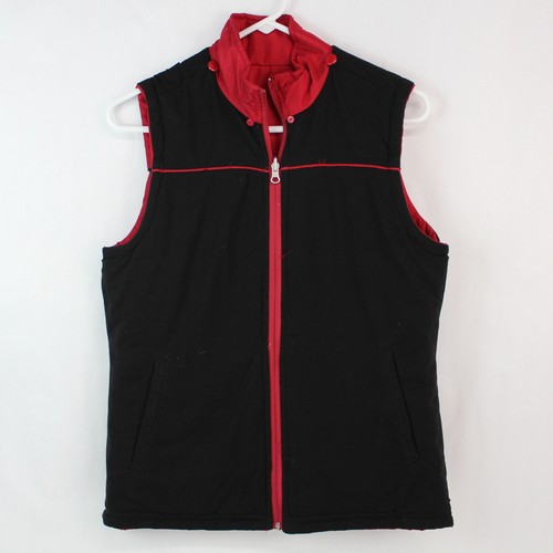 Great Northwest Women's Reversible Puffer Vest Red & Black Size Small - Picture 3 of 5
