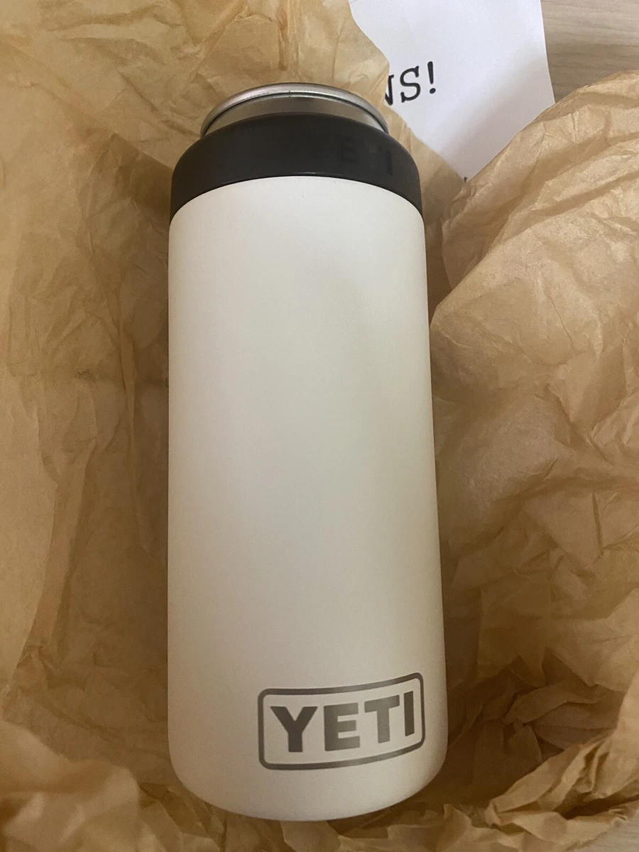 YETI RAMBLER 12 OZ COLSTER SLIM CAN COOLER WHITE AMC CHILDREN'S