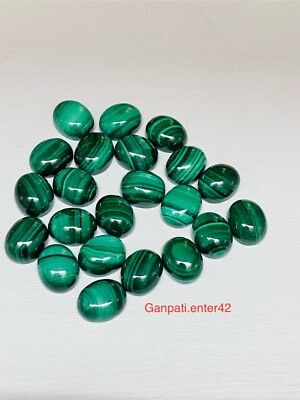 Natürliche Malachit Oval Cabochons 11x9 mm Kalibrierte Größe Lose Edelsteine