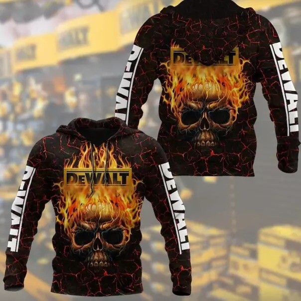 DeWaltBeautiful Hand Tool 3D Hoodie Size Great new new