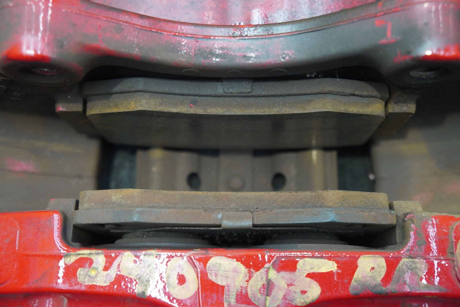 Rear Right Passenger Side Brake Caliper Red Maserati Quattroporte M156 2014-16