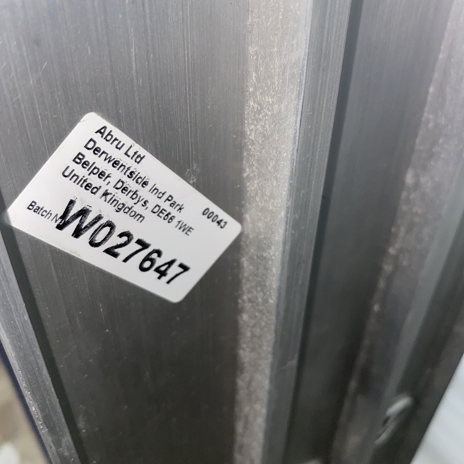 Abru 3 Section Compact Aluminium Loft Ladder, Comfort Rungs With Handle