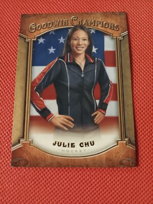 2014 JULIE CHU UPPER DECK GOODWIN CHAMPIONS HOCKEY CARD #75