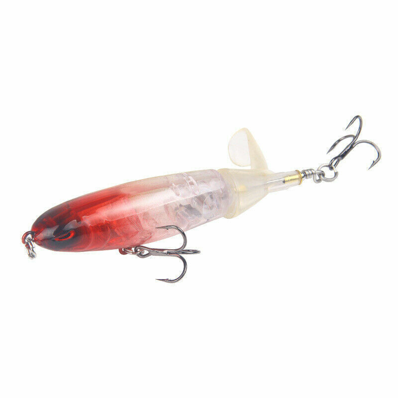 Whopper Plopper Topwater Lures 10-Pack, Floating Propeller Tail Bass Lures - Image 13