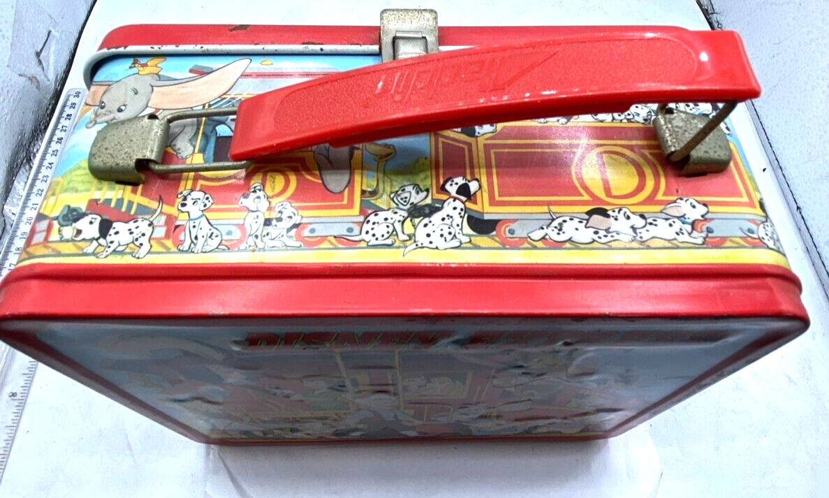 Disney Vintage Metal Lunch Box With Thermos Disney Express Station