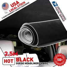 Automotive Suede Headliner Fabric Upholstery By the Yard 60"W -1/8" Backing Foam