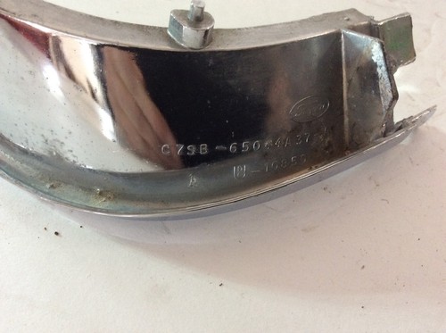 1967 1968 1969 1970 1971 THUNDERBIRD CHROME TRIM FOR SPEEDOMETER 67 68 69 70 71 - Picture 5 of 5