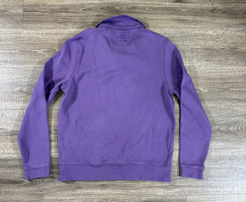 Robert Talbott Mens Sweater Large Purple 1/4 Zip Pullover Golf Tennis Carmel - Picture 11 of 14