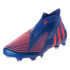 Adidas Predator Edge FG Hi Res Blue Turbo Soccer Cleats GZ9002 Men's 8 Women 9