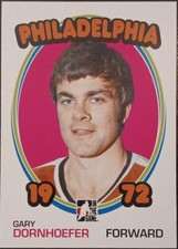 2009 - 2010 ITG Gary Dornhoefer 1972 The Year In Hockey Blank Back Parallel