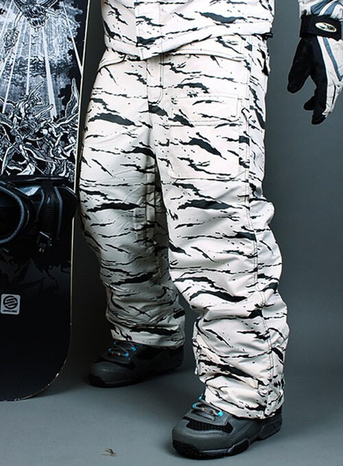white military snow pants