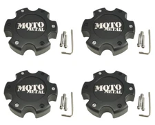 4x NEW Moto Metal MO959 Matte Black Wheel Rim Center Caps 6 Lug 845L145-YB001