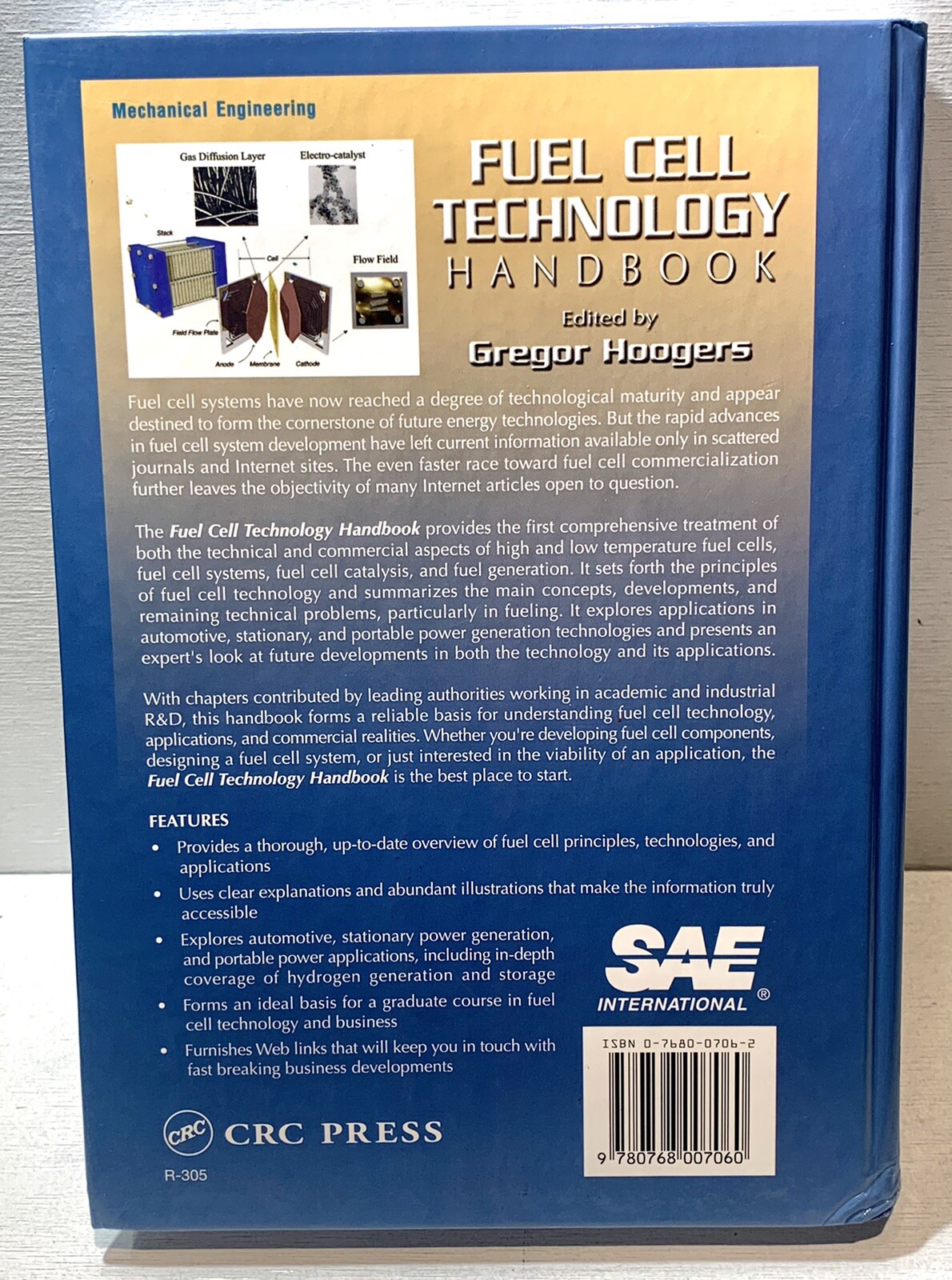 Fuel Cell Technology Handbook by Gregor Hoogers (Hardcover) for sale