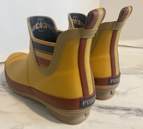 Pendleton Rain Boots Yellowstone National Park Chelsea Low Ankle Womens Size 7 - Picture 10 of 22