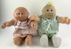 Vintage Cabbage Patch Doll Preemies Preemie Bald Blonde Tuft (Pair) 1983 & 1985